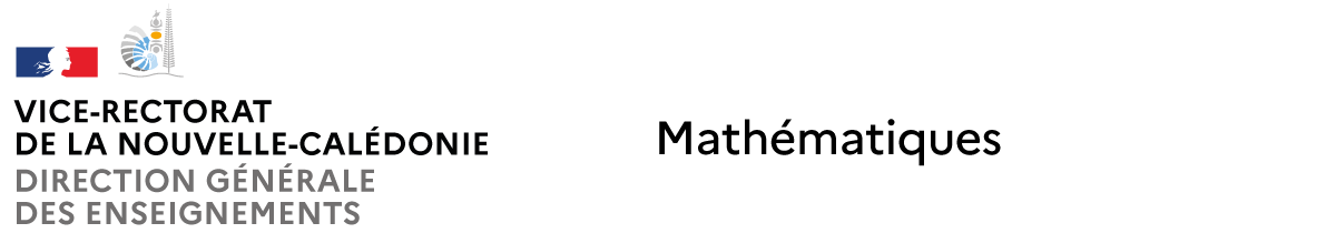 Site de Mathématiques - Vice-rectorat de la Nouvelle-Calédonie